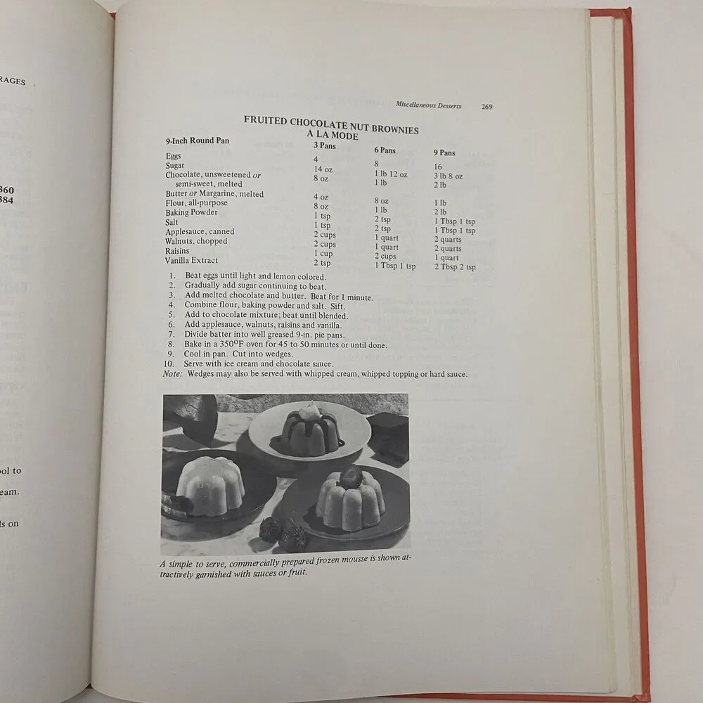 Fundamentals of Quantity Food Preparation : Desserts and Beverages (1975)